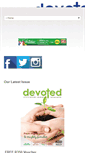 Mobile Screenshot of devotedmag.co.za